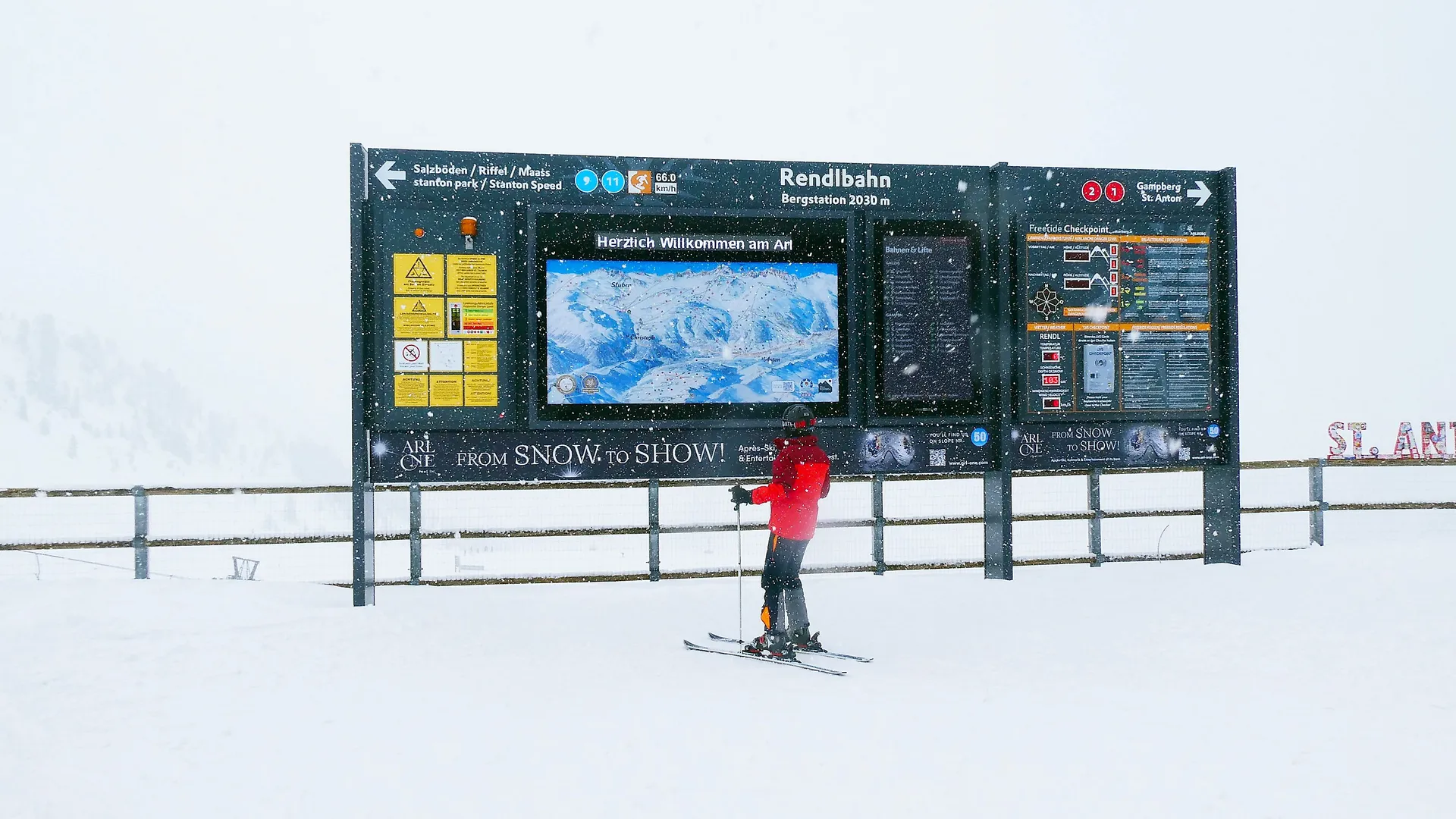 CPS - Steuerung für Panorama-Infoanlage und FreerideCheckpoint am Ski Arlberg, St. Anton