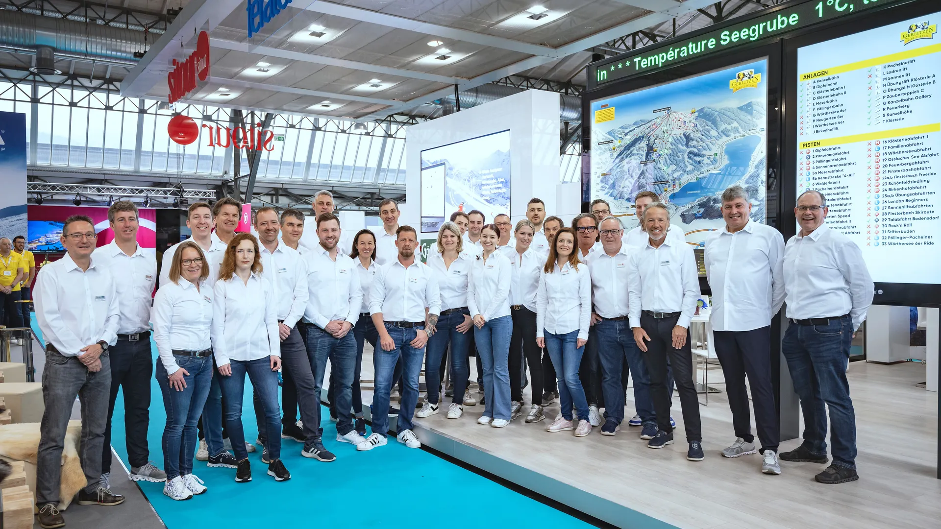 sitour / feratel team at the Interalpin 2023 trade fair stand